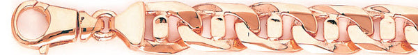 14k rose gold, 18k pink gold chain 11.7mm Anchor Chain Necklace