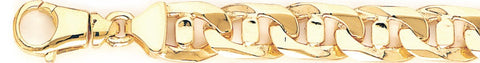 11.7mm Anchor Link Bracelet custom made gold chain