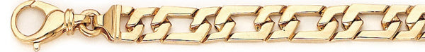 18k yellow gold chain, 14k yellow gold chain 8.2mm Anton Link Bracelet