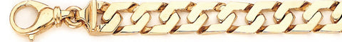8.8mm Moda Link Bracelet custom made gold chain