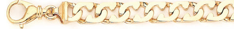 8.5mm Volare Link Bracelet custom made gold chain
