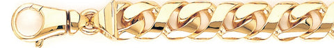 11.9mm Infinity Link Bracelet custom made gold chain