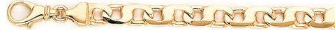6.7mm Metro Link Bracelet custom made gold chain