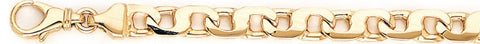 6.7mm Metro Chain Necklace custom made gold chain