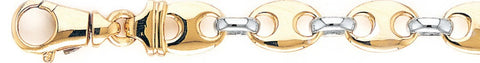 10.9mm Citi Link Bracelet custom made gold chain