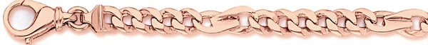 14k rose gold, 18k pink gold chain 6.6mm Desert Chain Necklace