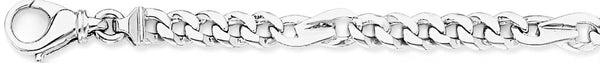 18k white gold chain, 14k white gold chain 6.6mm Desert Chain Necklace