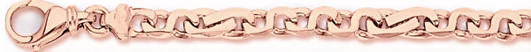 14k rose gold, 18k pink gold chain 6.2mm Kanha Chain Necklace