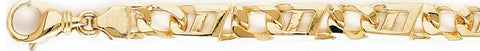 8.2mm Ashford Link Bracelet custom made gold chain
