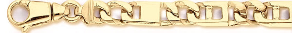 18k yellow gold chain, 14k yellow gold chain 7.8mm Apollo Link Bracelet