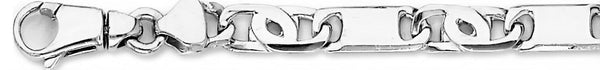 18k white gold chain, 14k white gold chain 7.5mm Tigers Eye Chain Necklace