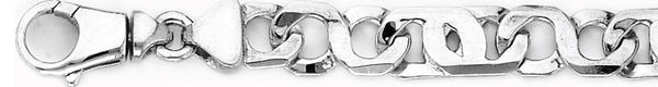 10.4mm Tigers Eye Link Bracelet custom made gold chain