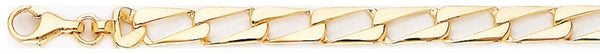 18k yellow gold chain, 14k yellow gold chain 6mm Micro Cast II Link Bracelet