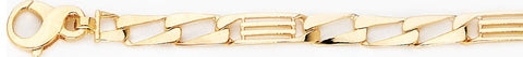 6mm Micro Cast III Link Bracelet custom made gold chain