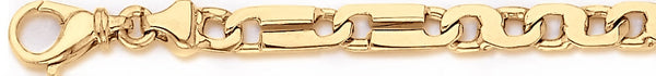 18k yellow gold chain, 14k yellow gold chain 6.5mm FigaLiora Chain Necklace