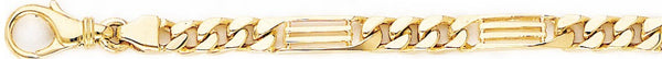 18k yellow gold chain, 14k yellow gold chain 5.2mm Linear II Chain Necklace