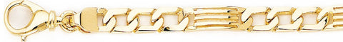 6.9mm Linear II Link Bracelet custom made gold chain