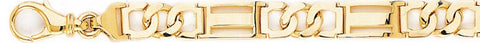 7.7mm Linear IV Link Bracelet custom made gold chain
