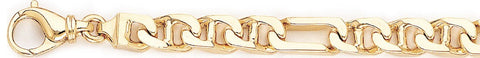 7.2mm Marco Link Bracelet custom made gold chain