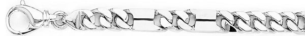 18k white gold chain, 14k white gold chain 7.2mm Slotback III Chain Necklace