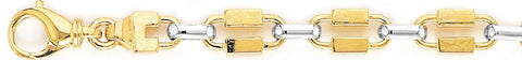 9mm Warhol Link Bracelet custom made gold chain