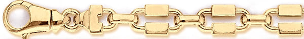 18k yellow gold chain, 14k yellow gold chain 10mm Warhol Link Bracelet