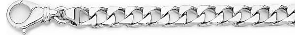 18k white gold chain, 14k white gold chain 6.4mm Maze Chain Necklace