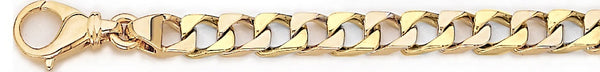 18k yellow gold chain, 14k yellow gold chain 6.4mm Maze Chain Necklace