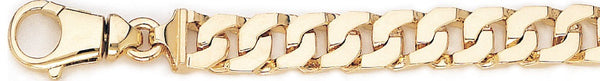 9.6mm Parade Link Bracelet custom made gold chain