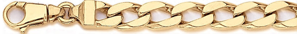 18k yellow gold chain, 14k yellow gold chain 9.2mm Regal Link Bracelet