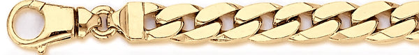 18k yellow gold chain, 14k yellow gold chain 9.4mm Regal Link Bracelet