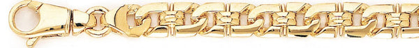 18k yellow gold chain, 14k yellow gold chain 8.2mm Davinci Link Bracelet