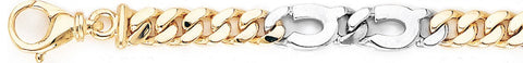 8.6mm Mirage Link Bracelet custom made gold chain