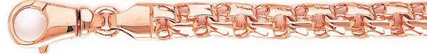 14k rose gold, 18k pink gold chain 8.5mm Elemental Link Bracelet