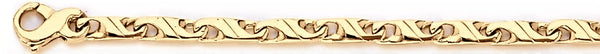 18k yellow gold chain, 14k yellow gold chain 3.9mm Synergy Link Bracelet