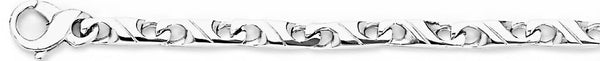 18k white gold chain, 14k white gold chain 4.4mm Synergy Link Bracelet