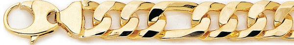 12mm Amadeo Link Bracelet custom made gold chain
