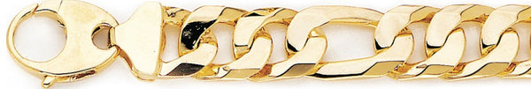 13.3mm Marconi Link Bracelet custom made gold chain
