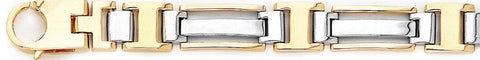 9.5mm Designo II Link Bracelet custom made gold chain