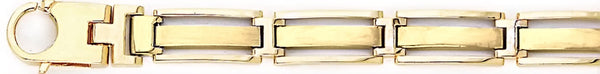 18k yellow gold chain, 14k yellow gold chain 8.5mm Designo IV Link Bracelet