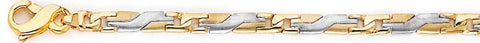 4.1mm Yin Yang Link Bracelet custom made gold chain