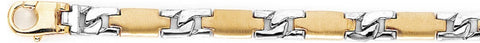 5.8mm Cubist Link Bracelet custom made gold chain