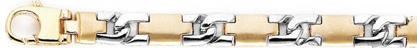 7.8mm Cubist Link Bracelet custom made gold chain