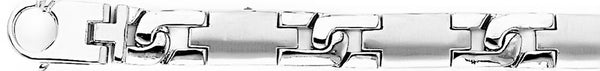 18k white gold chain, 14k white gold chain 8.8mm Cubist Link Bracelet