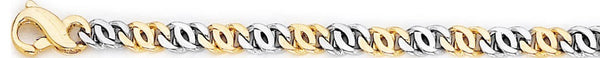 4.8mm Kats Eye Link Bracelet custom made gold chain