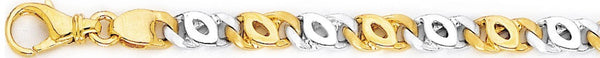 5.8mm Kats Eye Link Bracelet custom made gold chain