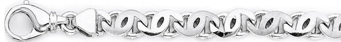 7.8mm Kats Eye Link Bracelet custom made gold chain