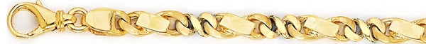 18k yellow gold chain, 14k yellow gold chain 5.9mm Kats Eye Link Bracelet