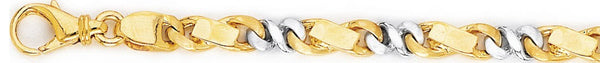 5.9mm Kats Eye Link Bracelet custom made gold chain