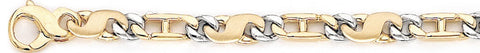 6.1mm Lorenzo Link Bracelet custom made gold chain